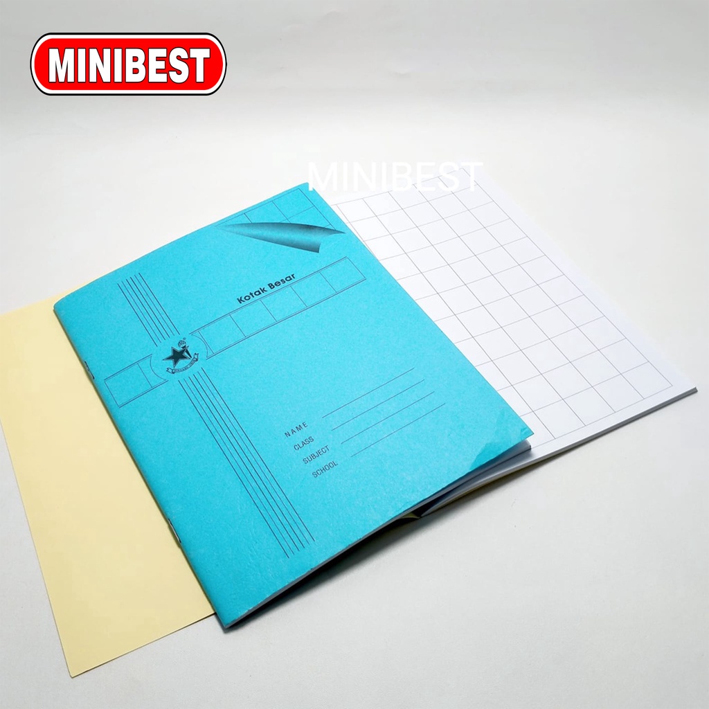 Buku tulis mandarin kotak besar sedang kecil garis 5 garis 3 satuan matematika buku tulis kiky Murah