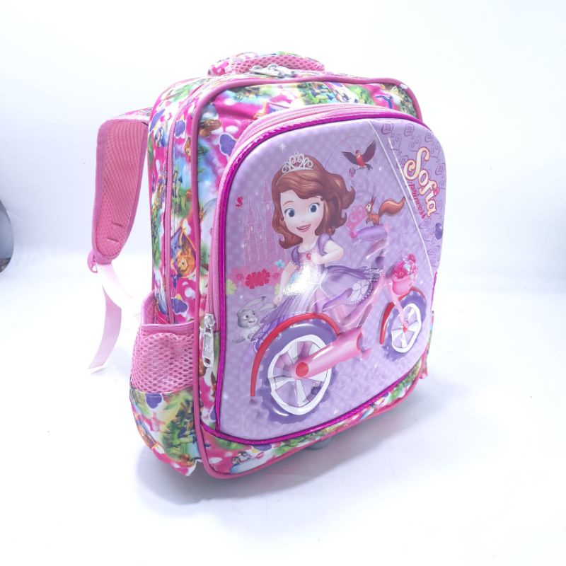 Tas Ransel Anak Tk SD Wanita Timbul Charakhter Splash