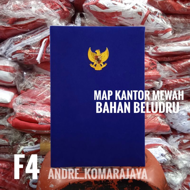 

map kantor mewah bahan beludru variasi garuda coating ready stock