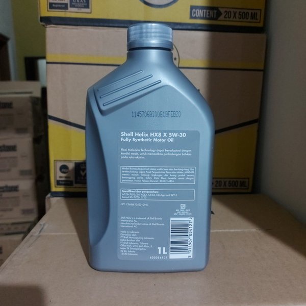 Promo oli shell hx8 1L . shell helix hx 8 original barcode dijamin tembus Limited