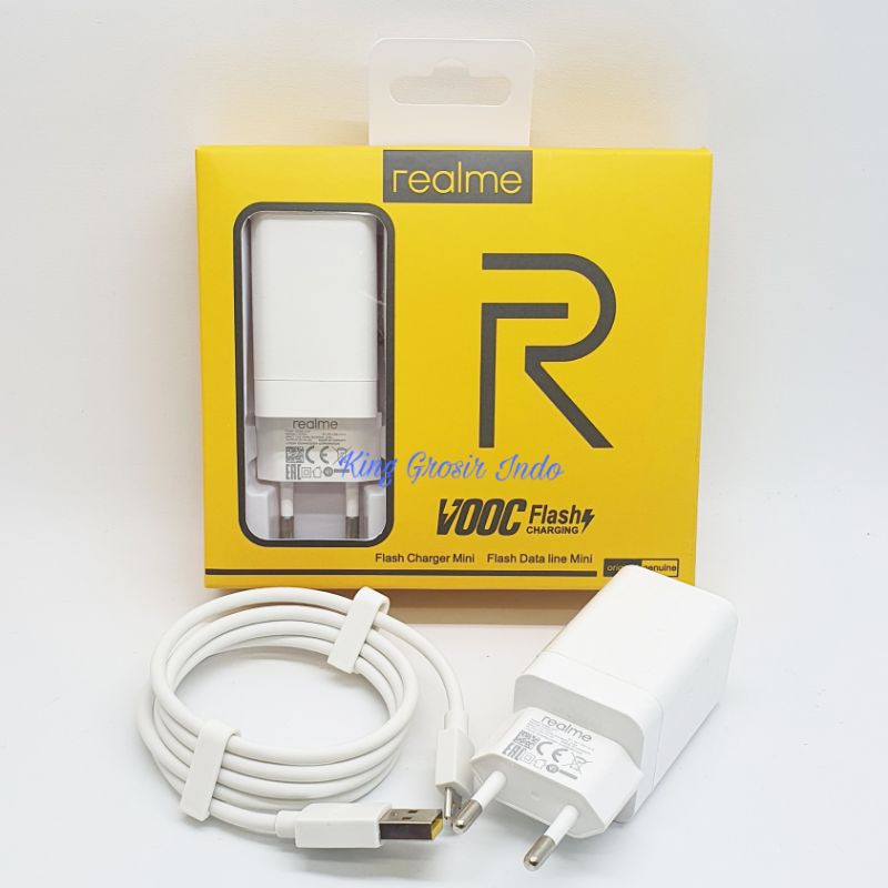 Charger Realme R 17 Micro USB ( Super VOOC Flast Charging ) Original