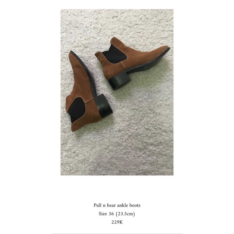 pull n bear ankle shoes pull&bear boots sepatu