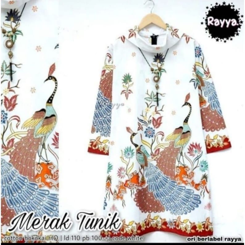 Tunik Merak batik solo  dress batik