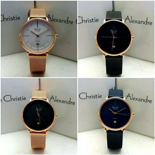 Jam Pria Tali pasir Alexandre Christie AC 8627 Men / AC8627 Men  original 1 Years