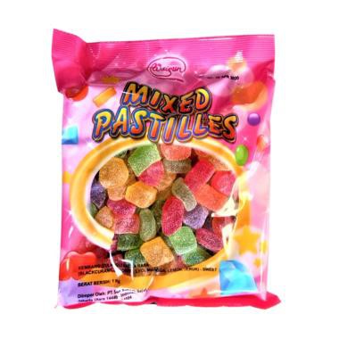 

Manisan Permen Jelly Waisun (Mixed Pastilles Candy) Jeli Aneka Rasa 1kg
