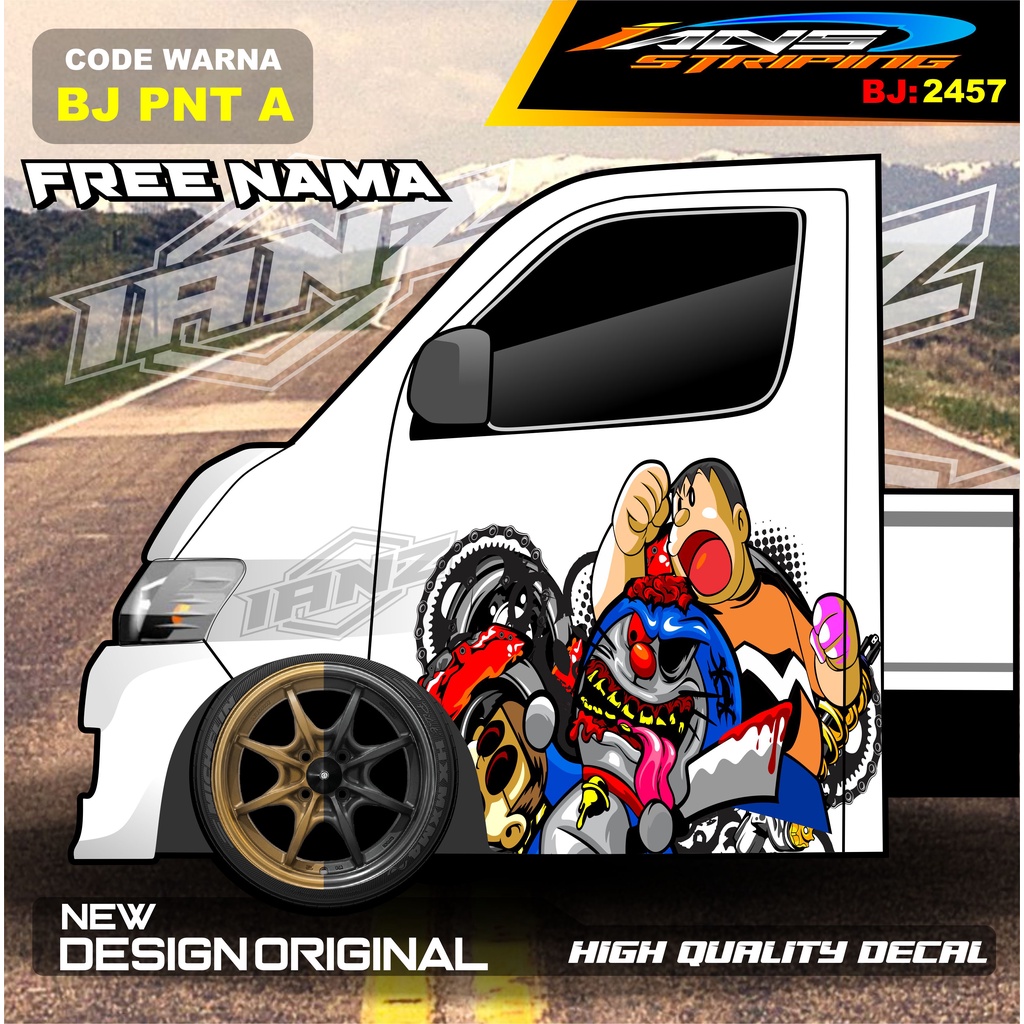 VARIASI STICKER PINTU PICK UP GRANMAX / DECAL STIKER PINTU MOBIL CARRY L300 / STIKER PINTU PICK UP / STIKER MOBIL