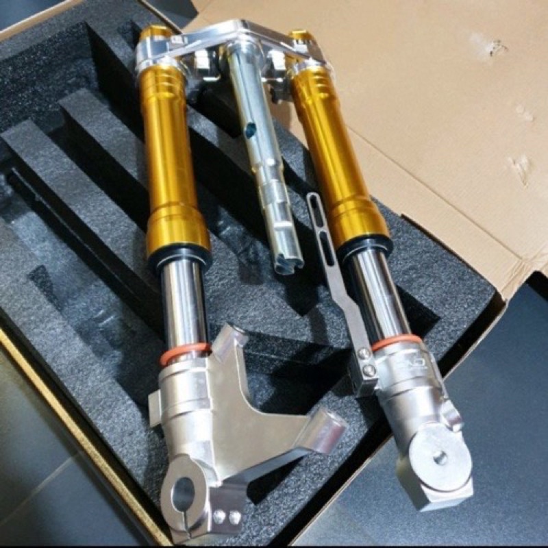 Upside Down Shock Depan Mx King 150 Shockbreaker Depan Up Side down Usd Mx150 Lc150 Original Delkevi