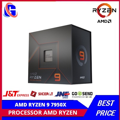 AMD RYZEN 9 - 7950X Processor BOX AM5 TDP 170W 5.7Ghz 16CORE 32THREAD