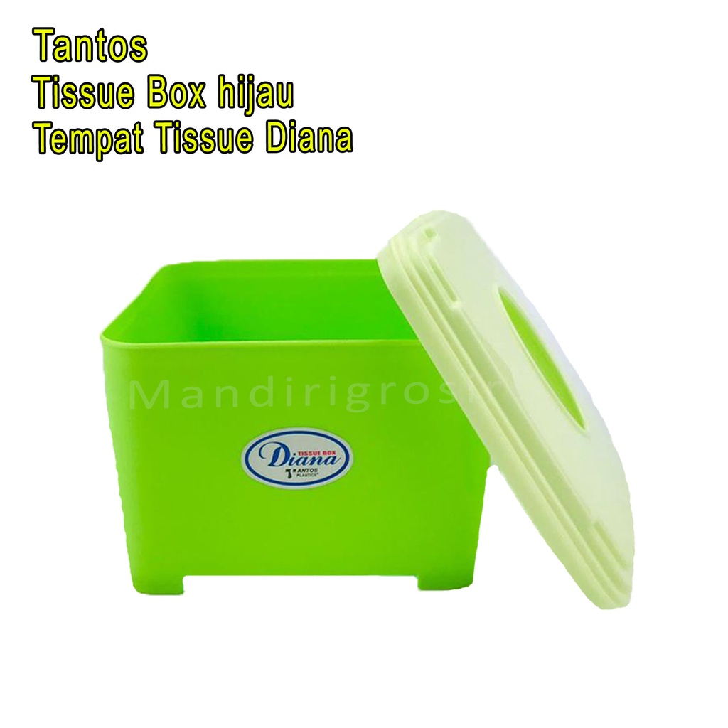 Tempat Tissue Diana *Tantos * Tissue Box * Hijau 6213