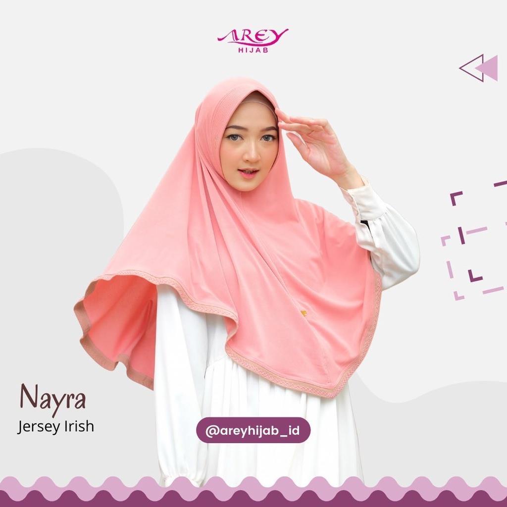 (Original Arey) Hijab Instan Nayra by Arey Hijab - Jersey Irish