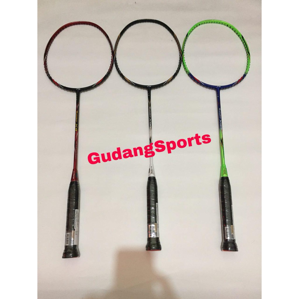 Paket Promo - Raket Badminton Lining Turbo X9 / Turbo X98 / Turbo X99 Original