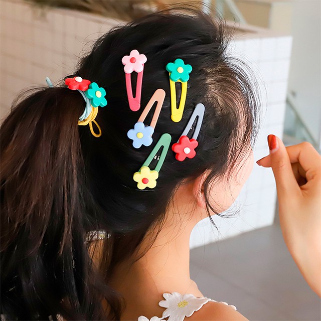 Jepitan Rambut Anak Flower Cute Hair Clip