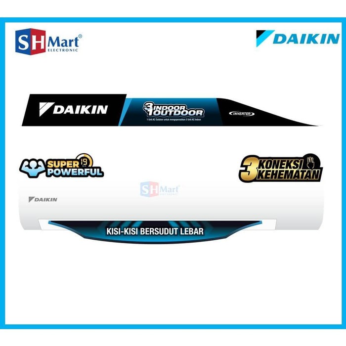 AC DAIKIN MULTI S 1/2PK + 3/4PK (MEDAN)