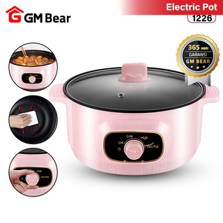 GM Bear Panci Listrik Serbaguna 1226 - Electric Cooking Pot