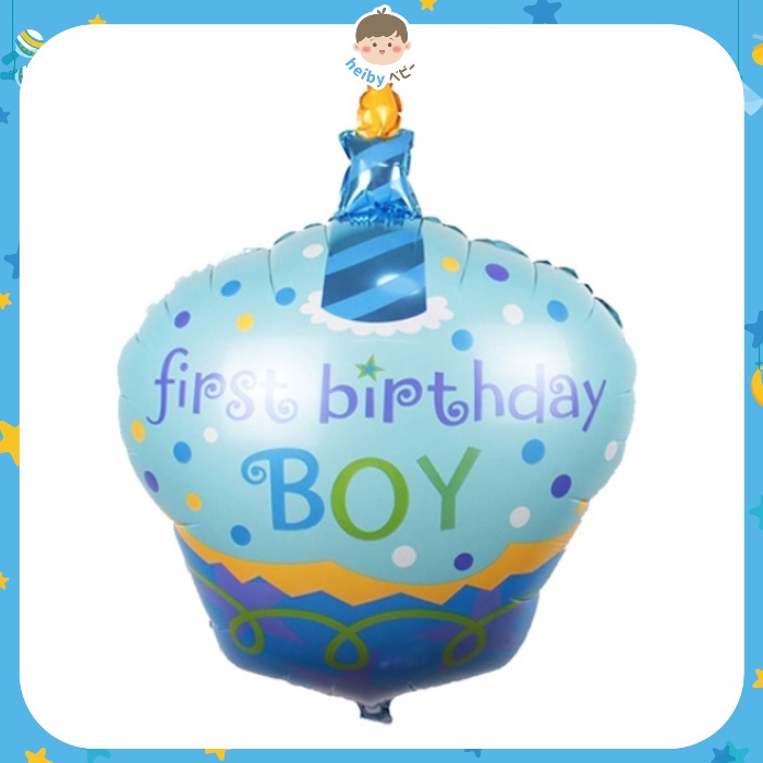 Request Tambahan : Balon First Birthday (Boy)