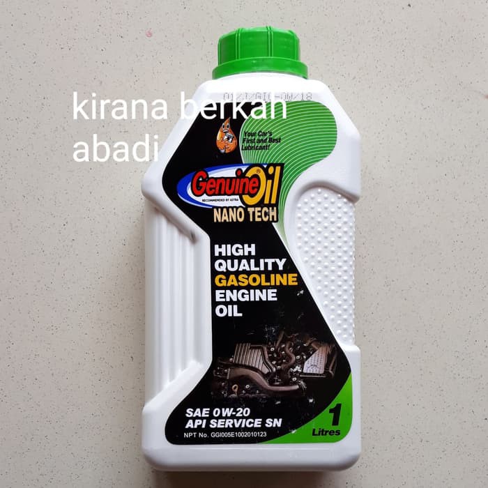 OLI DAIHATSU GENUINE 0W20 SM GF5 1 LITER