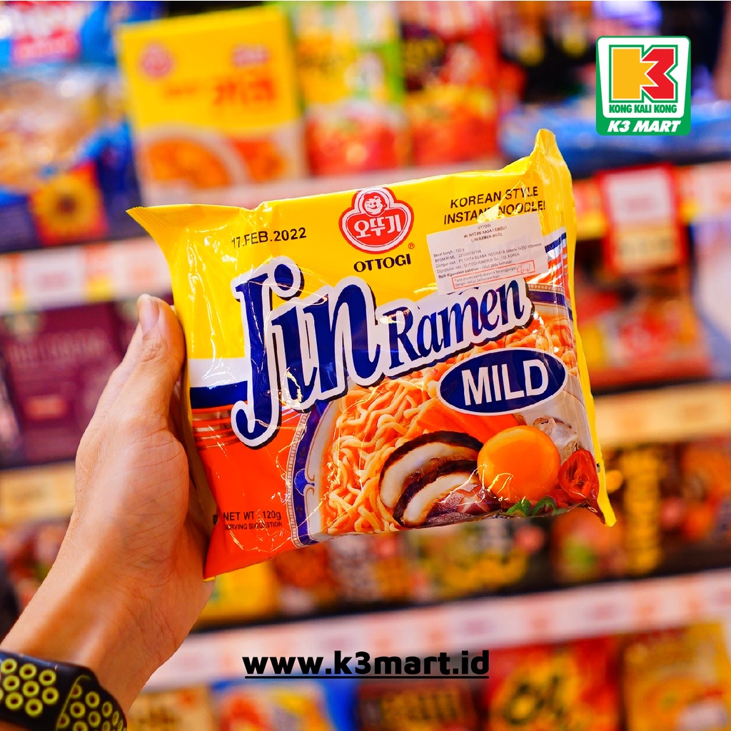 

Ottogi Jin Ramen Mild Pack 20x120gr