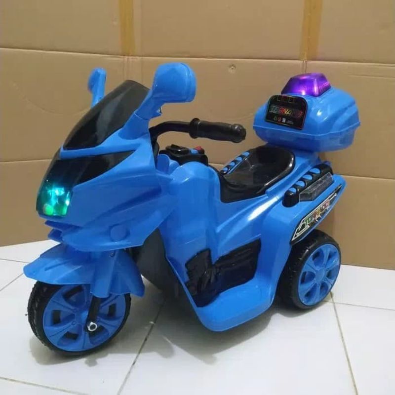 Mainan Motor Aki Tornado - Motoran Dorong Accu Listrik Anak Laki Cowok