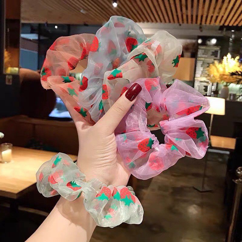 ( ECER ) IKAT RAMBUT DAISY SCRUNCHIE KOREA STYLE IMPORT