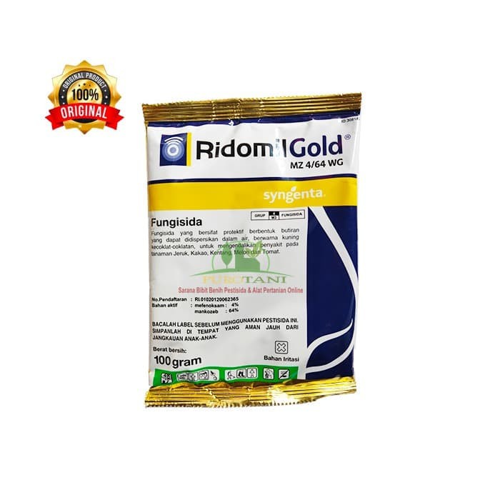 Ridomil Gold MZ 4 100 GR Fungisida Anti Jamur,Busuk Daun,Buah&amp;Batang