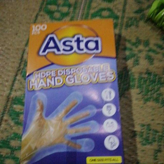 Promo!!! Sarung Tangan Plastik Asta Disposable Hand Gloves