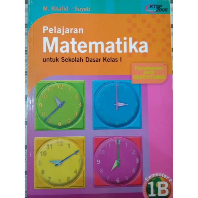 Matematika untuk SD kelas 1 B semester 2 ktsp 2006