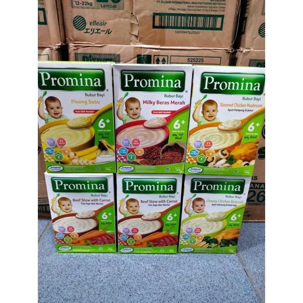 PROMINA bubur cereal susu 6-24 bulan