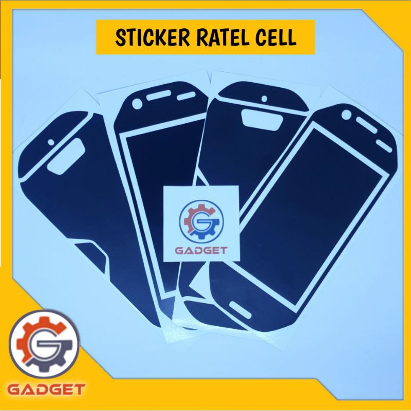 Skin Case Polos Ratel Cell R1020 Stiker Anti Lecet