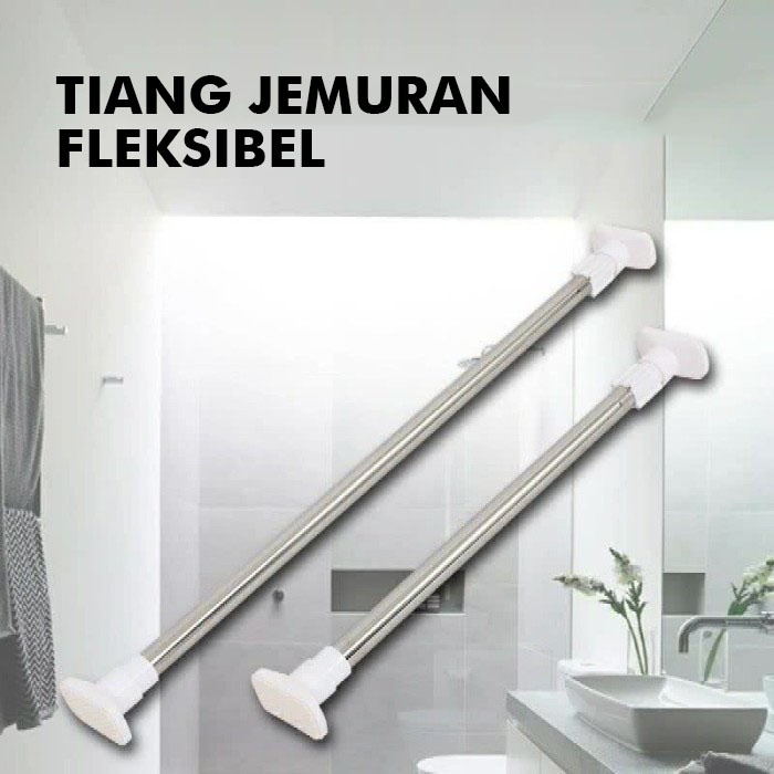 Holder Tiang Jemuran Baju 50-80 cm Pipa Gantungan