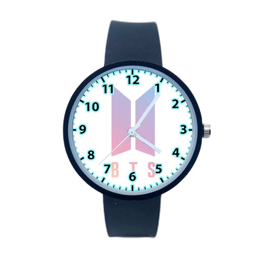Jam Tangan Anak Lucu Fashion Karakter BTS Banyak Varian Warna