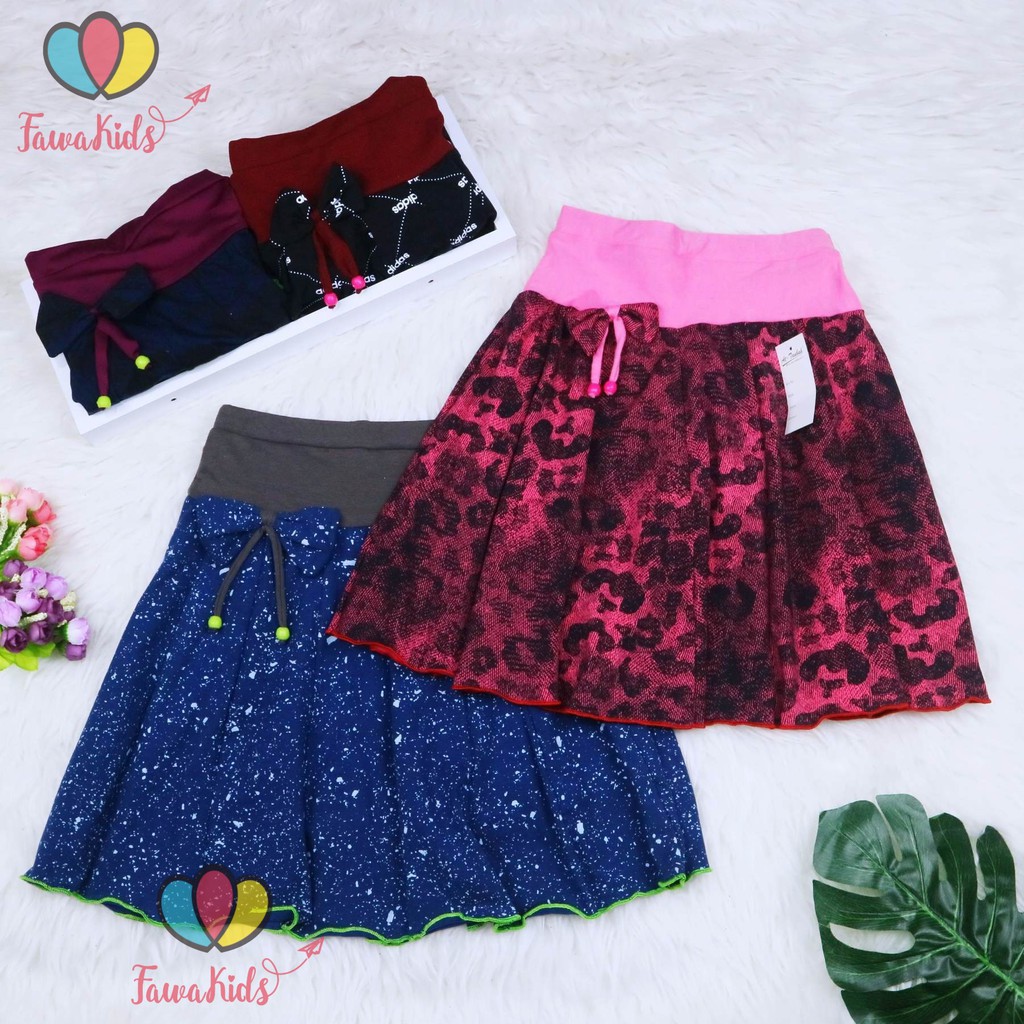 [MOTIF] Rok Pita Bianca uk 6-7 Tahun / Skirt Pendek Anak Perempuan Motif Cewek Best Quality Import