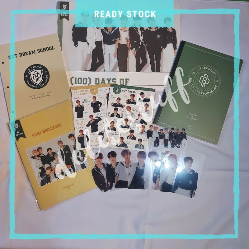 [READ DESC.] Back To School Kit - NCT DREAM (MARK RENJUN JENO CHENLE JISUNG)