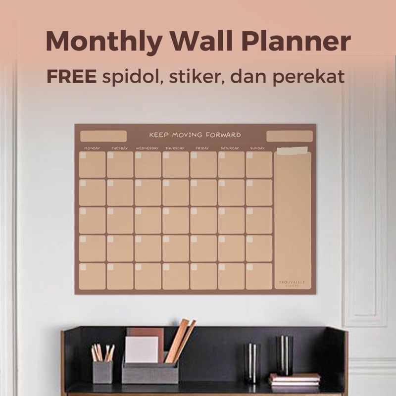 

Papan Jadwal Bulanan / Wallplanner Bulanan / Schedule Board