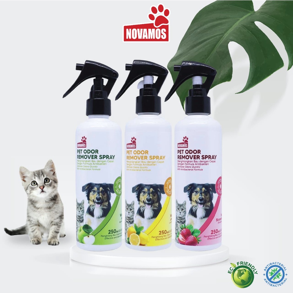 NOVAMOS Penghilang Bau Kotoran Kucing &amp; Anjing SpraY