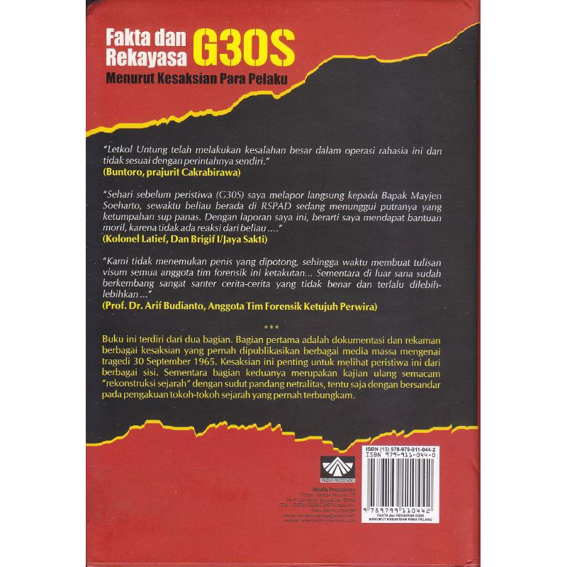 fakta dan rekayasa G30S menurut kesaksian para pelaku