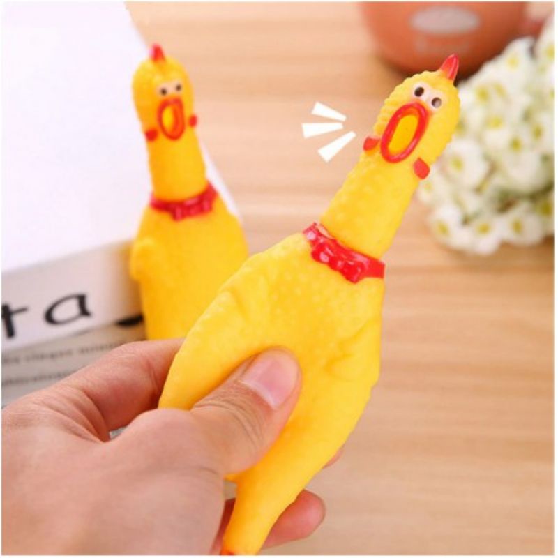 Mainan Ayam Bunyi Teriak Shrilling Screaming Chicken Ayam Teriak Pencet jumbo