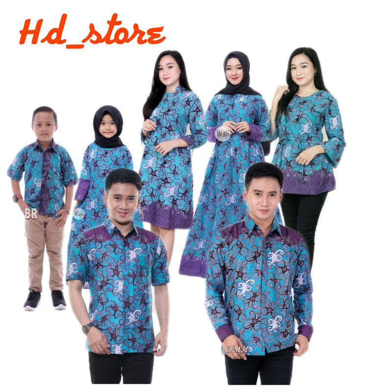 Sarimbit batik/Couple batik keluaga terkomplit original produk  Garansi termurah dan terbaru