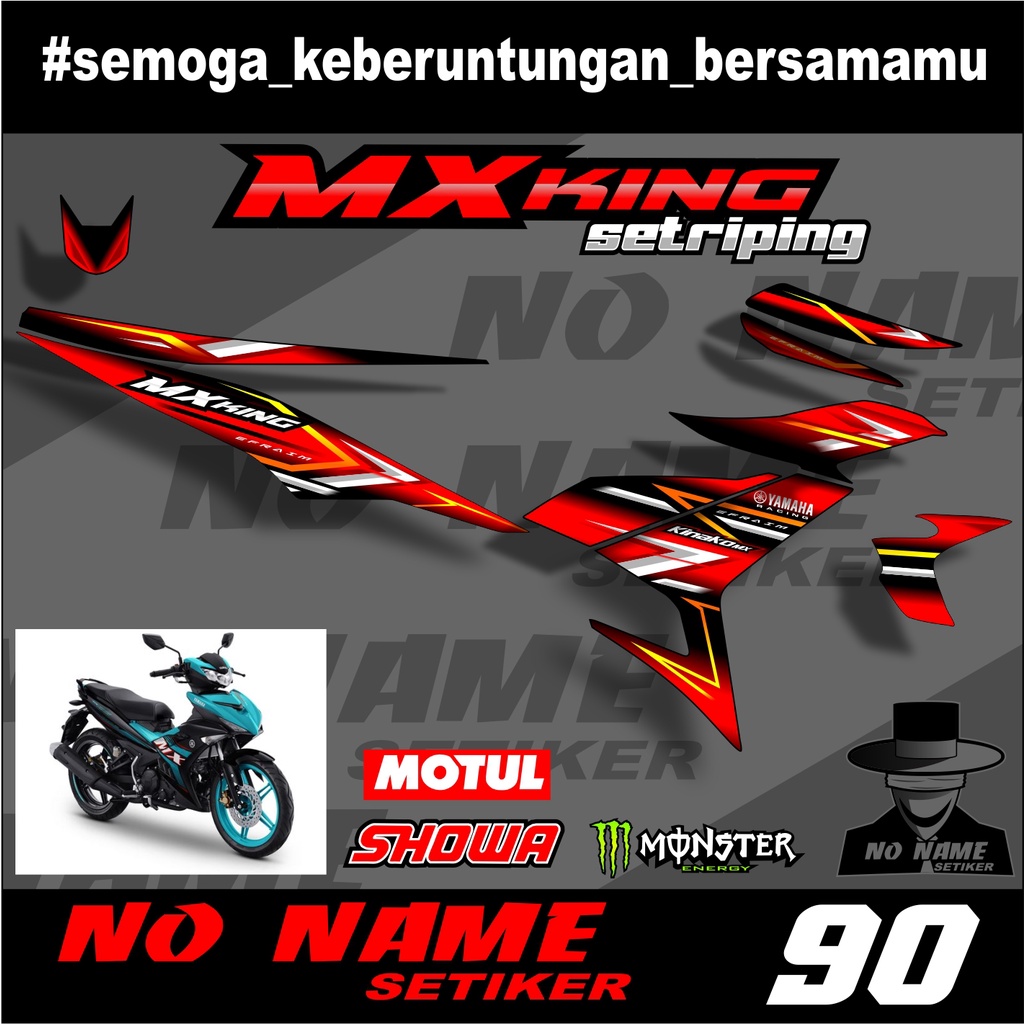 Sticker Striping Variasi Mx King (90) - Striping Motor Mx King