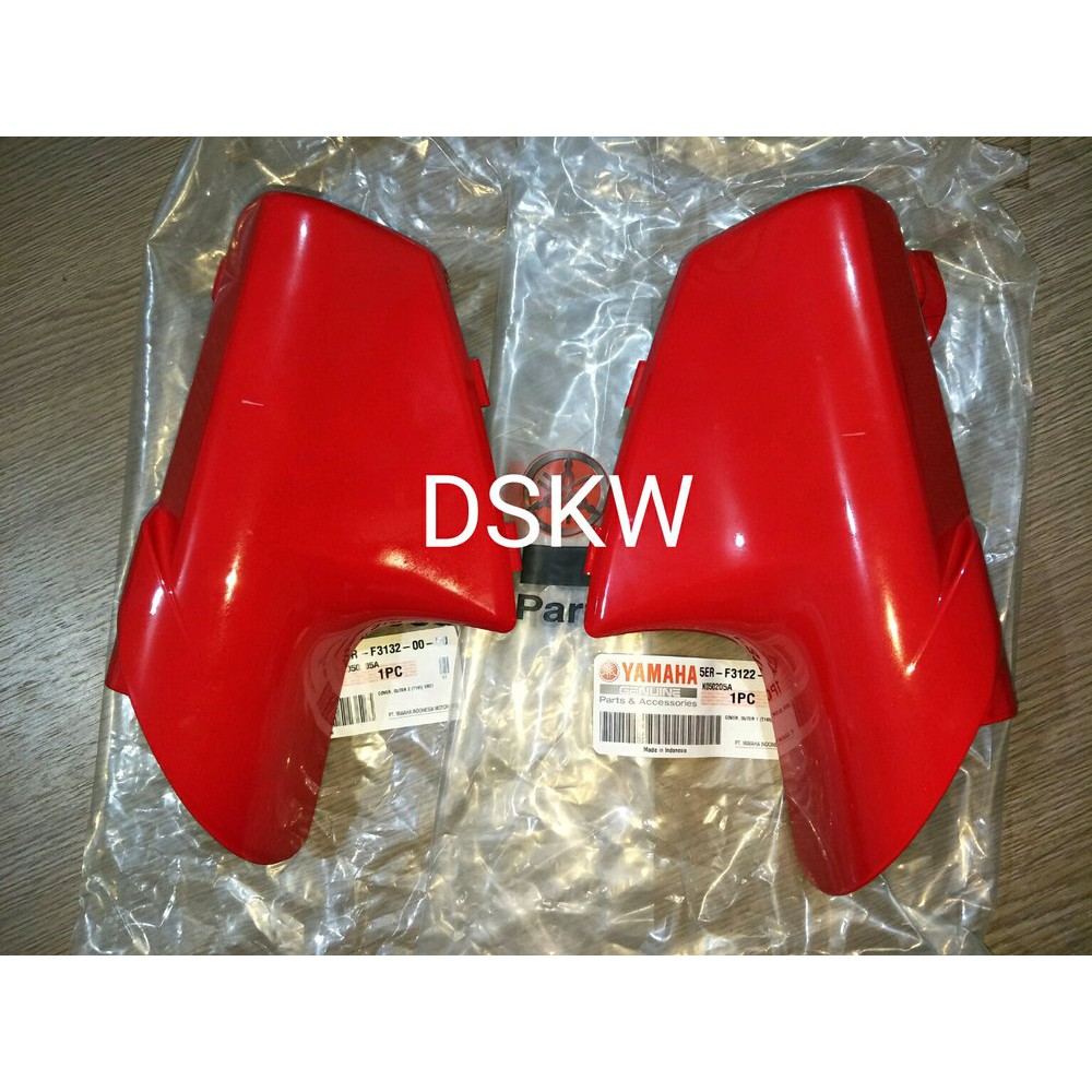 Tutup Shock Depan Kiri Kanan Vega R Lama Merah YGP  bac3374