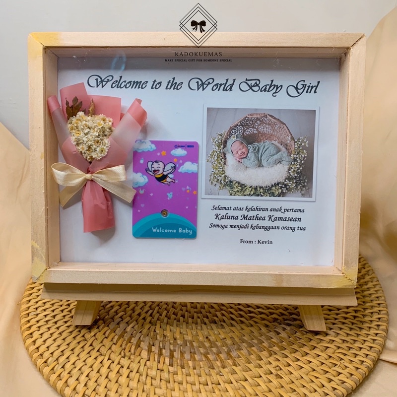 NEW KADO BINGKAI 3D BINGKAI HIAS 3D KADO BINGKAI MINIGOLD 3D