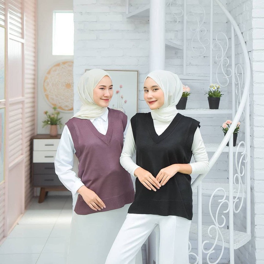 Nara Grosir - Villo Vest l Sweater Polos l Sweater Pria dan Wanita