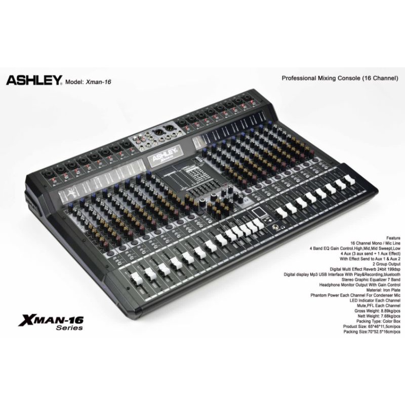 Mixer Ashley Xman16 XMAN 16 original