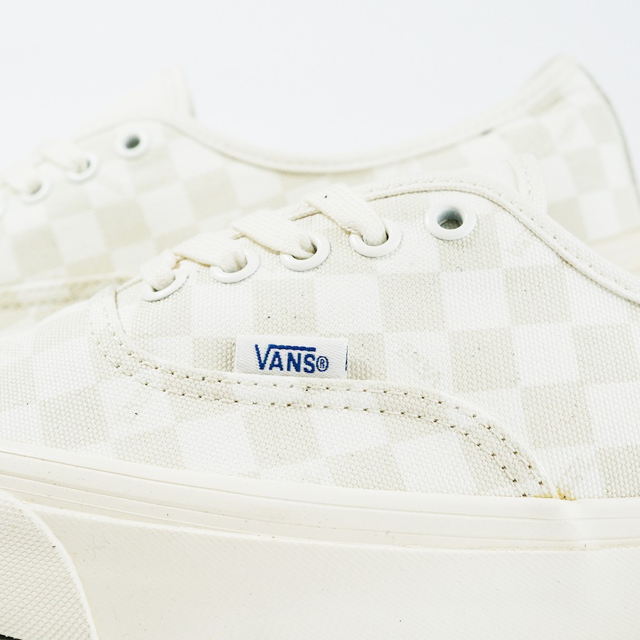 vans all white checkerboard