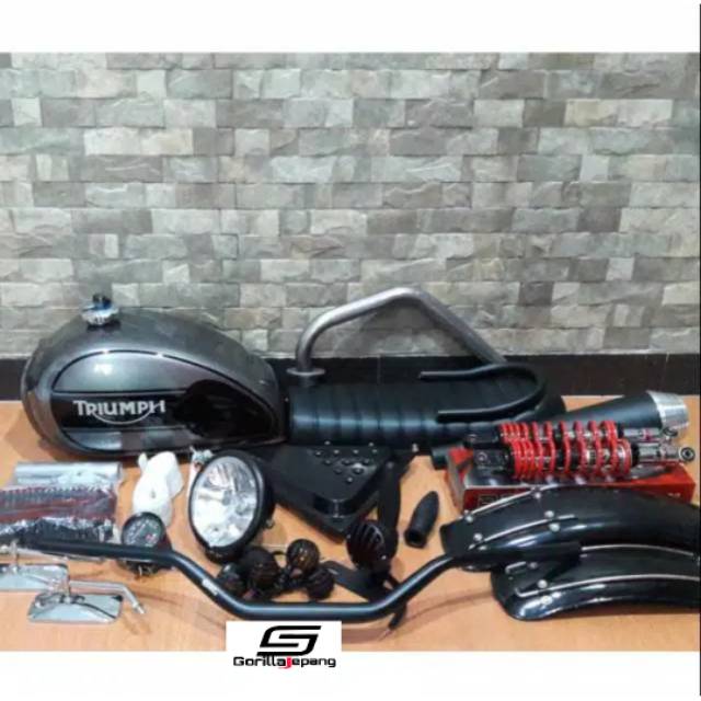 Sepaket hemat japstyle tangki custom full set