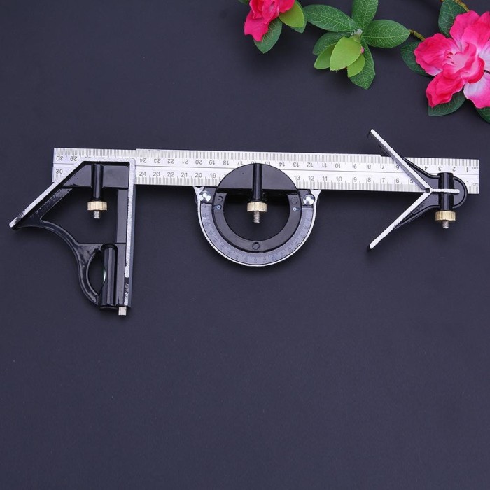 

Murah Penggaris Kombinasi Square Angle Finder Protractor Alumunium Berkualitas