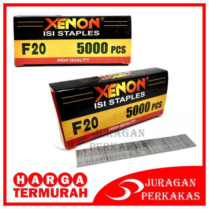 

XENON F20 ISI STAPLES MESIN PAKU TEMBAK REFILL AIR NAILER STAPLER GUN