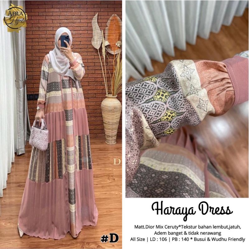 Haraya Dress Afra Hijab
