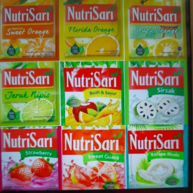 

nutrisari all varian 10 sachet random