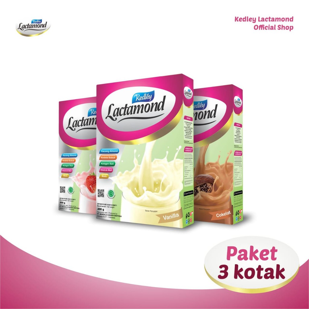 KEDLEY LACTAMOND Paket 3 box  |  Booster ASI | PALING DICARI