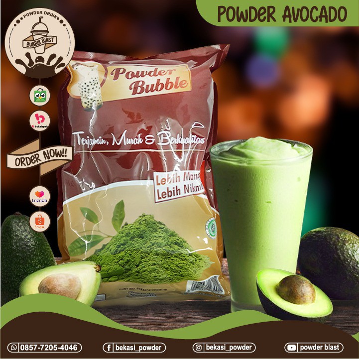 

Powder Minuman Rasa Avocado Premium 1kg / Bubuk Minuman Rasa Avocado Premium 1kg
